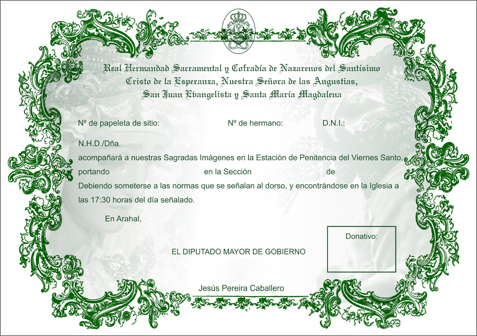 Reserva de Papeletas de Sitio 2026